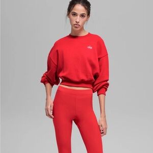 ALO Cropped Accolade Crewneck